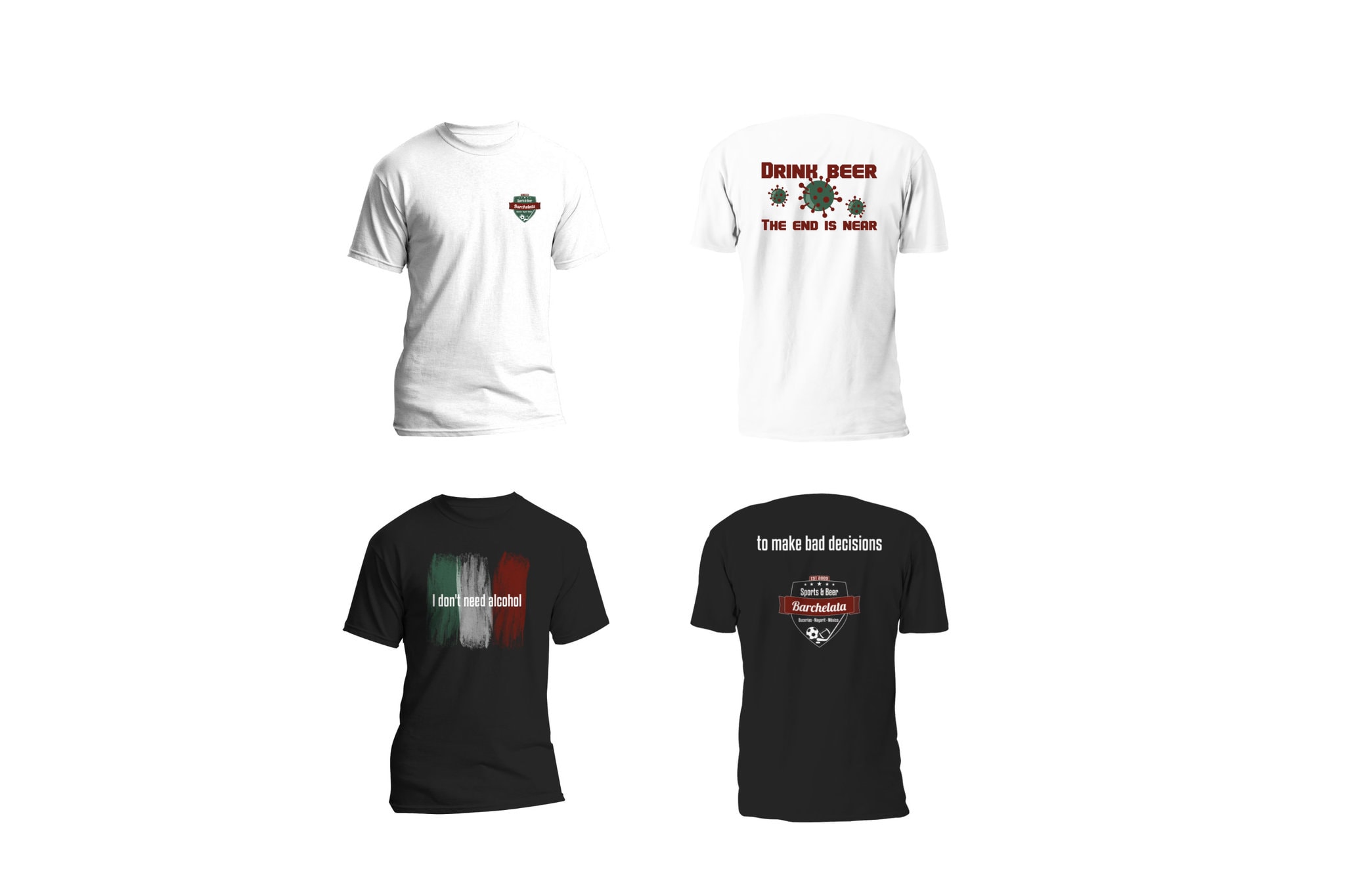 barchelata t-shirts